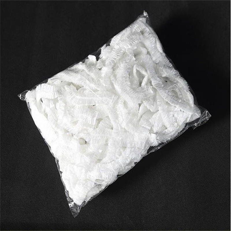Disposable Shower Cap PE Elastic Waterproof Hats Hotel Home Shower Bathing Shower Caps Beauty Salon Dye Hair Clear Cap
