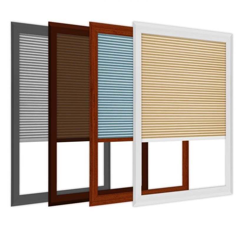 Side Tracks Honeycomb Curtain Thermal Cellular Blinds Shades