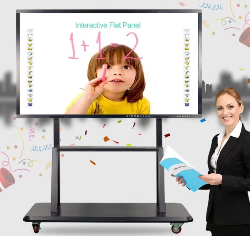 Wholesale Hot 55inch 65inch 75inch 86inch 98inch 4K Touch Screen Smart Board Interactive Flat Panel Interactive Whiteboard