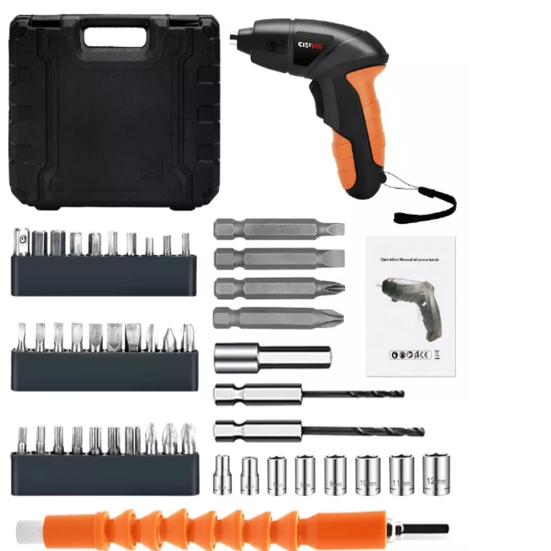 Cisivis Electric Screwdriver Max Torque Electric 3.6V Working Voltage 1800mAh Capacity Rechargeable Electric Screwdriver Cordless Screwdriver