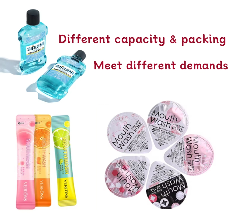 Fluoride Free Alcohol-Free Travel Size Nano Hydroxyapatite Mouthwash in Sachet