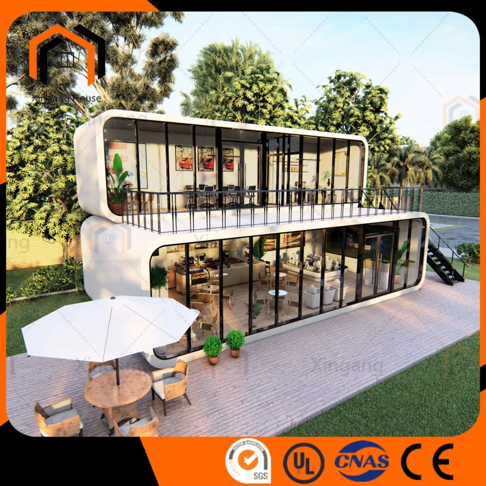 Large Prefab Modern Portable Tiny Office Container Apple Cabin