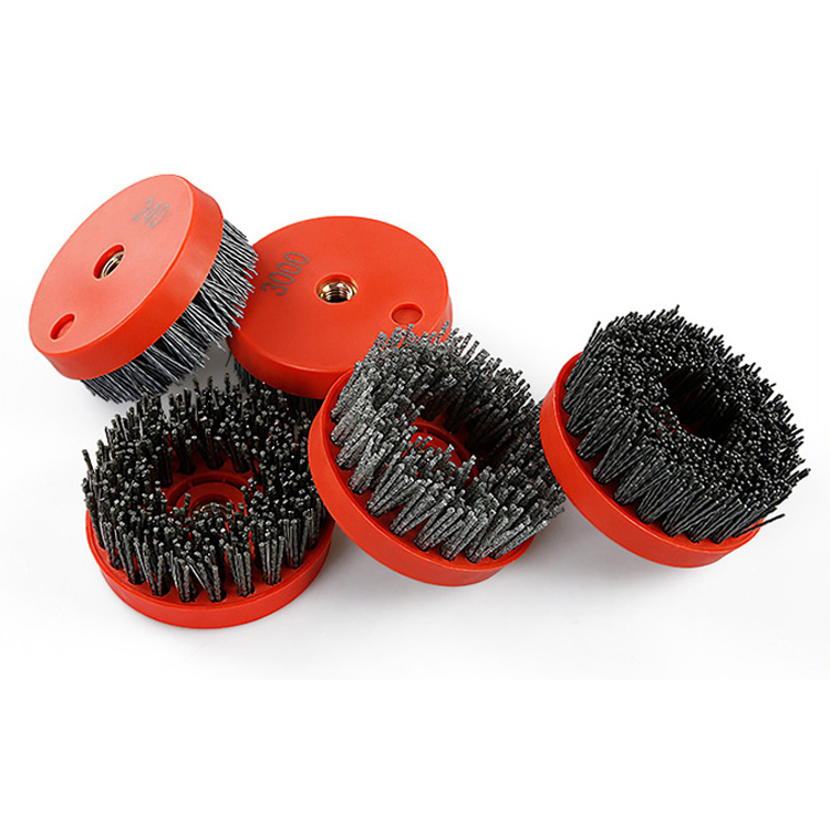 Diamond Cleaning Polishing Brushes Fickert Strong Steel Brush and Antique Brush Abrasive for Granite/Marble Polishing