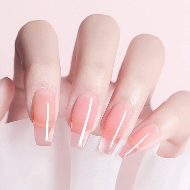 Custom Private Label Acrylic False Fake Nail Tips Glue Pink Brush Press on Nail Glue Gel Bulk