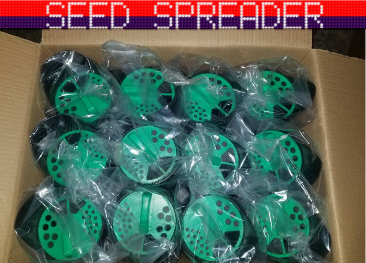 Seed Grit Rock Salt Deice Spreader Grass Seed Hand Plastic Grass Feed Manure Spreader Shaker Salt Spreader Bottle