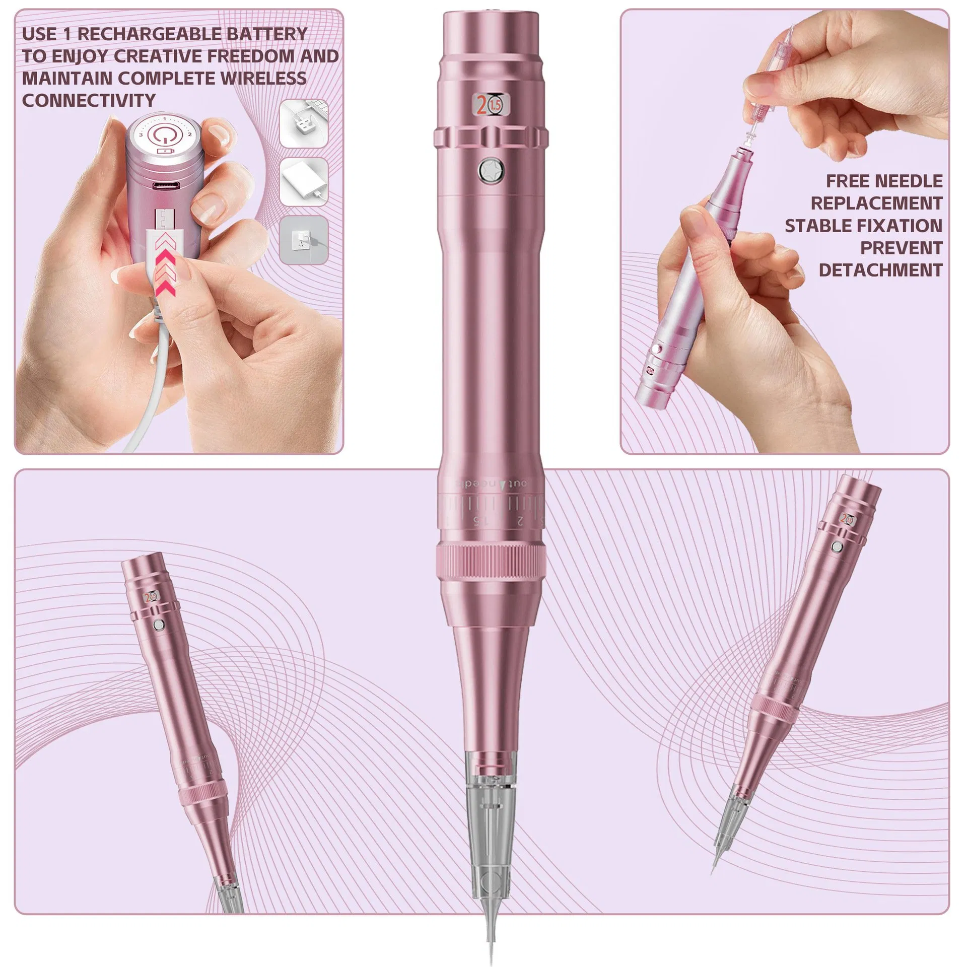 High Quality Permanent Makeup Machine Set Microblading Eyebrow Lip Permanent Makeup Machine