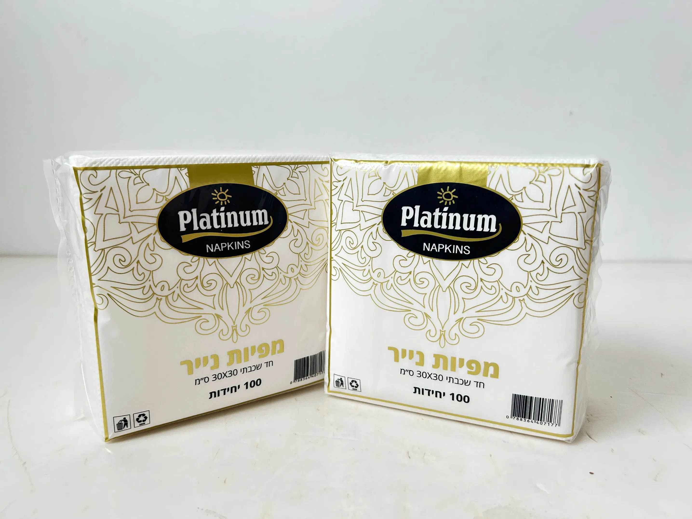 Dinner Napkins 1-Ply High Quality for Restaurants 1/4 Fold Style