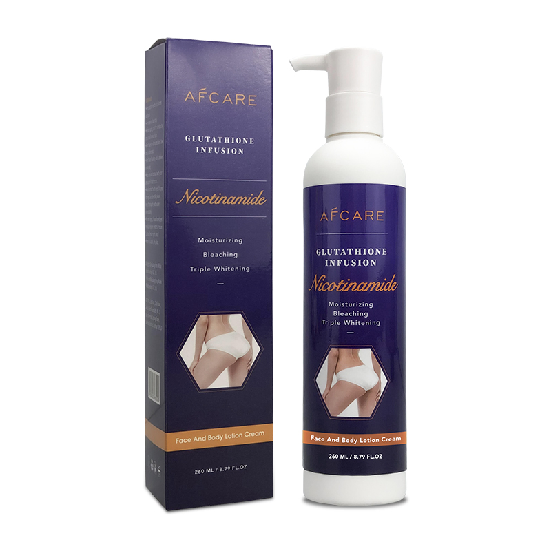 OEM Private Label Body Milk Vegan Lightening Bleaching Glutathione Whitening Body Lotion