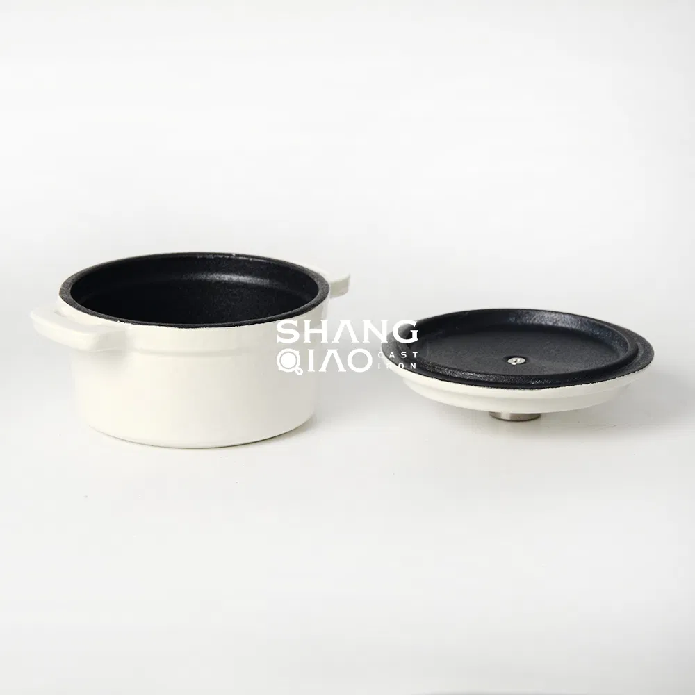 Мини-кокот из чугуна с эмалью, 3 кварты