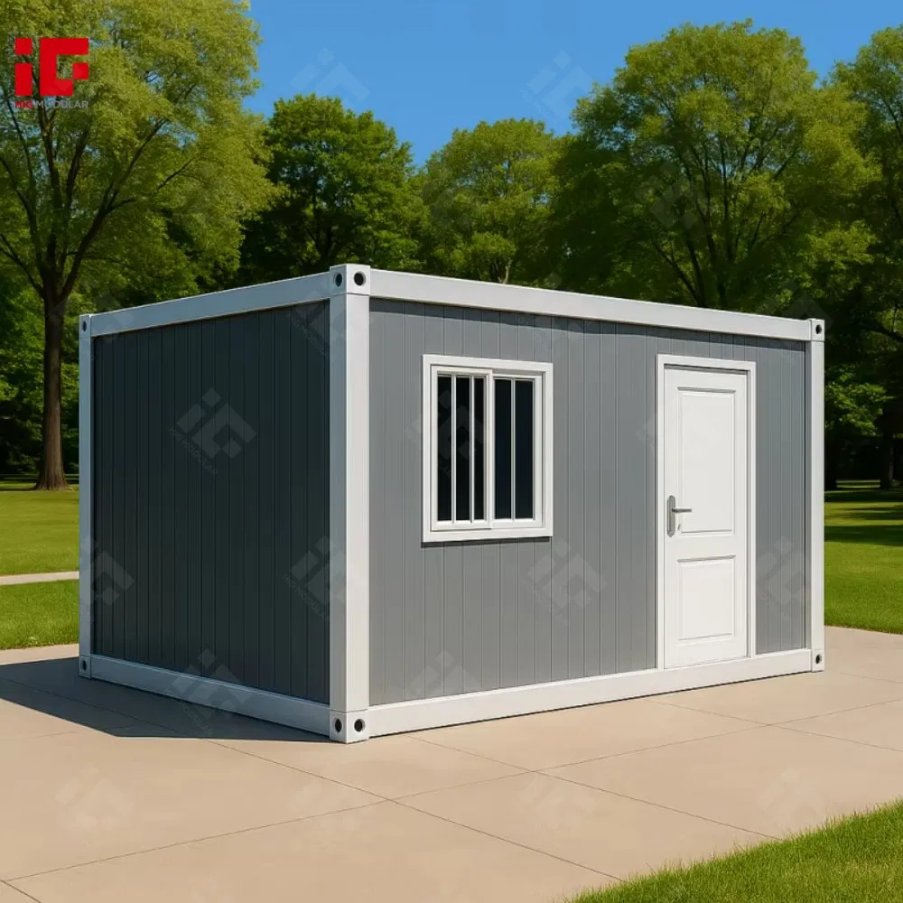Prefab Modular 20FT Container House with Bathroom Low Price Wholesale Prefab Temporary House Already Built Prefabricated Container House