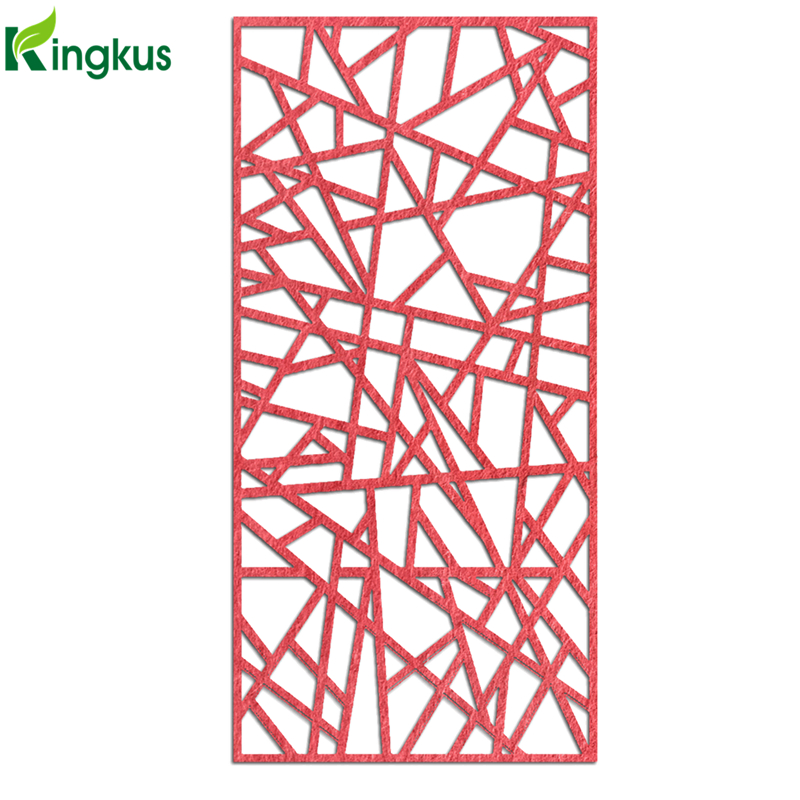 Carved Removable Standing Decorative Soundproof Office Screen Partition for Office