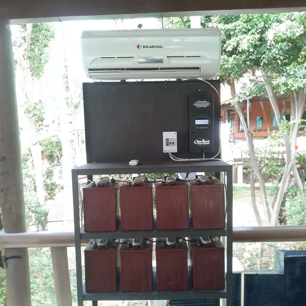 1HP 750W 9000ton AC DC Hybrid on Grid Solar Air Conditioner System for Household Use