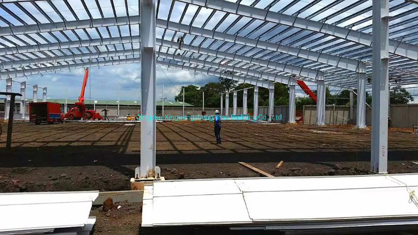 Costa Rica 4800 Sqms Pre Engineered Steel Structure Supermarket Building
