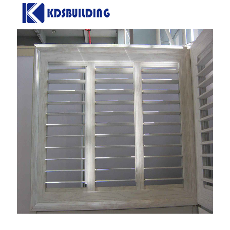 Manufacture Custom Size Waterproof Interior Window Shutters Exterior Plantation Shutters Aluminum Window Shutters Blind