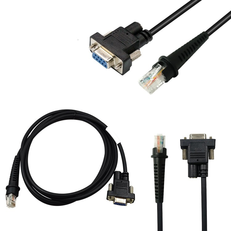 Factory Wholesale 2m Barcode Reader RS232 Cable for Honeywell Youjie Yj4600 Hh350 Hh480 Scanner