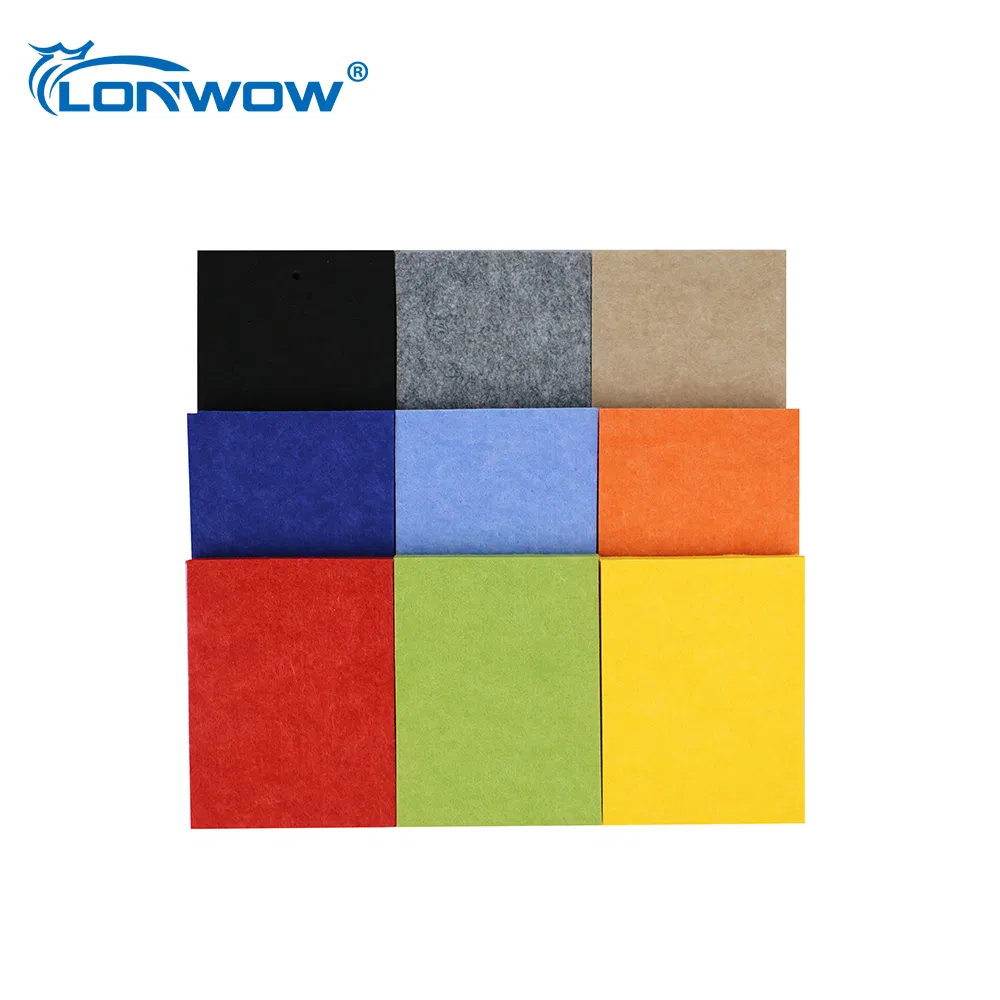 Acoustic Sound Absorbing Material Pet Acoustic Wall Panels Fireproof Soundproofing Felt
