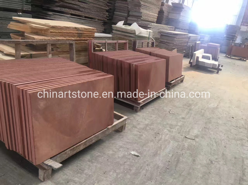Nature Red Limestone for Wall, Floor, Slabs and Tile