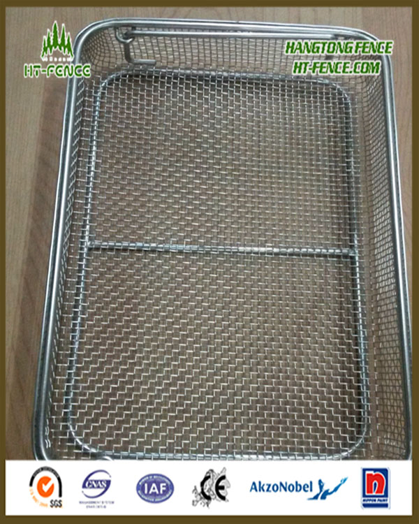 Stainless Steel Wire Mesh Basket / Net Basket