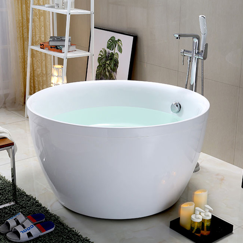 Акриловая ванна овальная отдельностоящая для ванной комнаты
