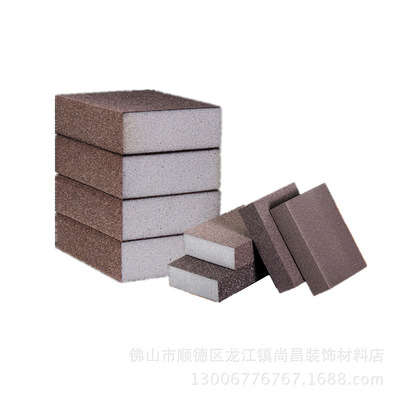 Wet and Dry Grinding Alumina Abrasive Sponge Sanding Block