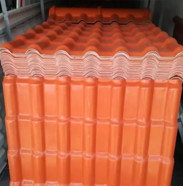 Impact-Resistant Colored Roofing Tiles ASA Synthetic Resin PVC Roof Sheets for Outdoor Use Building Materials Supplier for House