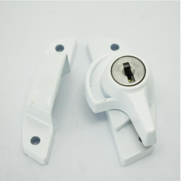 Window Cam Action Latches Die Cast Zinc Alloy Keyed Sash Fastener Lock