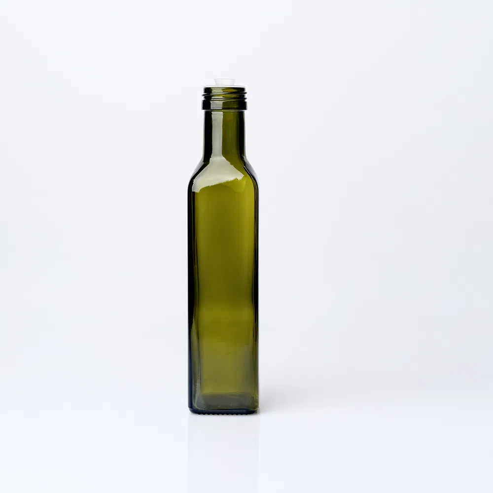 Popular 250ml 500ml Round Square Glass Olive Oil Bottle