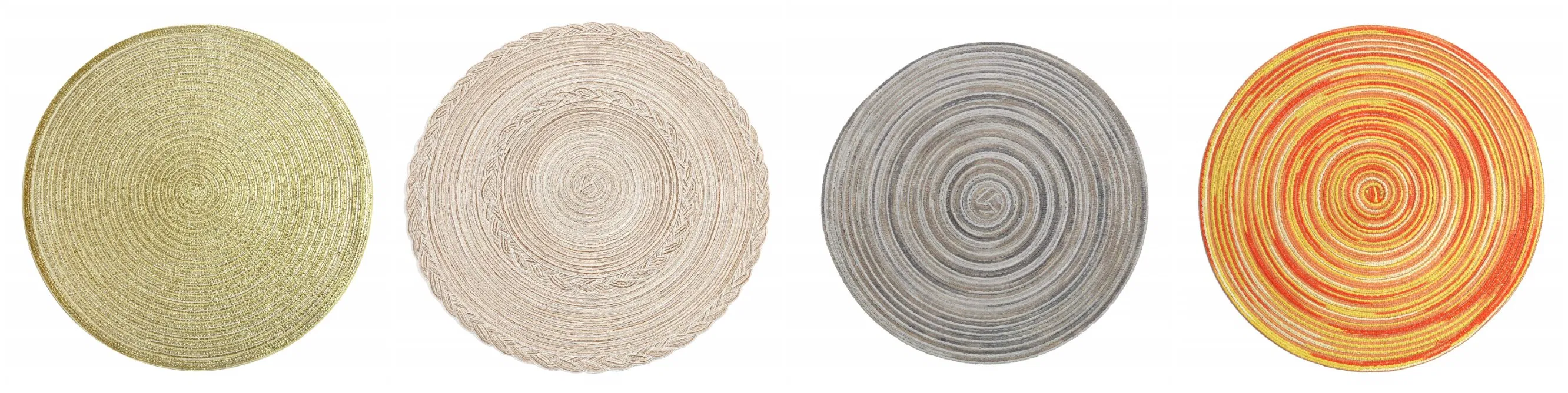 Coasters for Drinks Handmade Braided Drink Coasters Set of 4