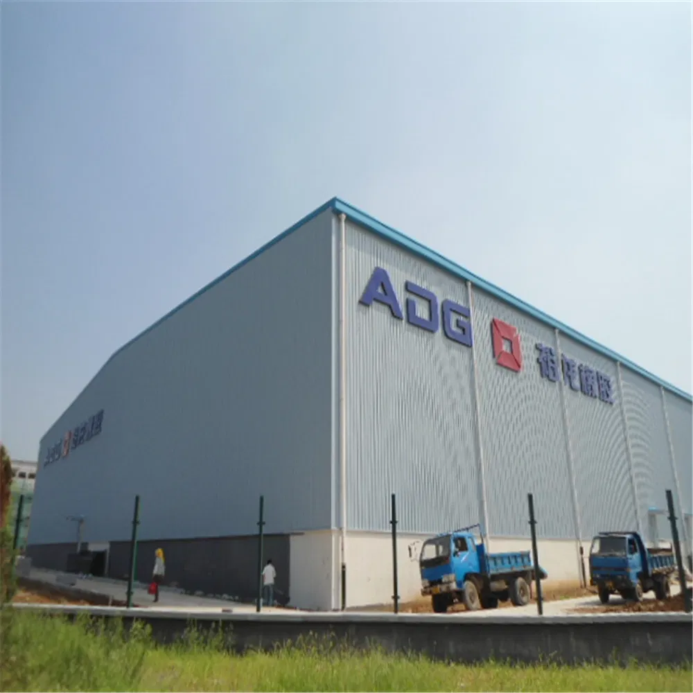 Durable Steel Structure Warehouse with Insulated Sandwich Panels