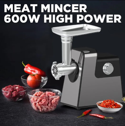 Premium Food Processor Meat Grinder with Stainless Steel Housing and Meat Cutter Feature