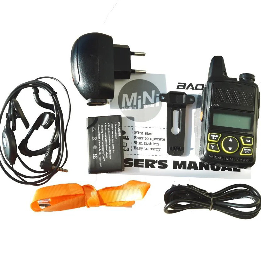 Рация Bf-T1 Walkie Talkie Mini, 16 каналов