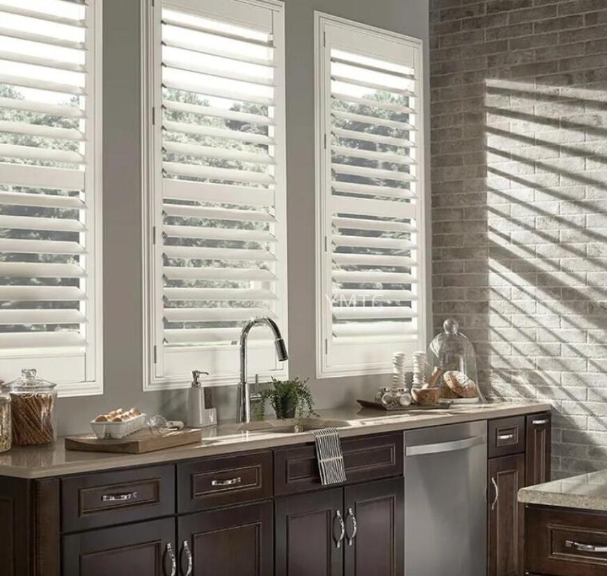 2025 Hot Sale Factory Modern 76mm Louver Window Plantation Shutter