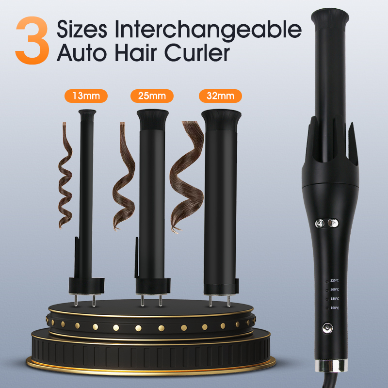 High-Quality Professional Classic Mini Rose Hair Curler Auto Portable Rotating Hair Curling Iron Automatic Hair Curler