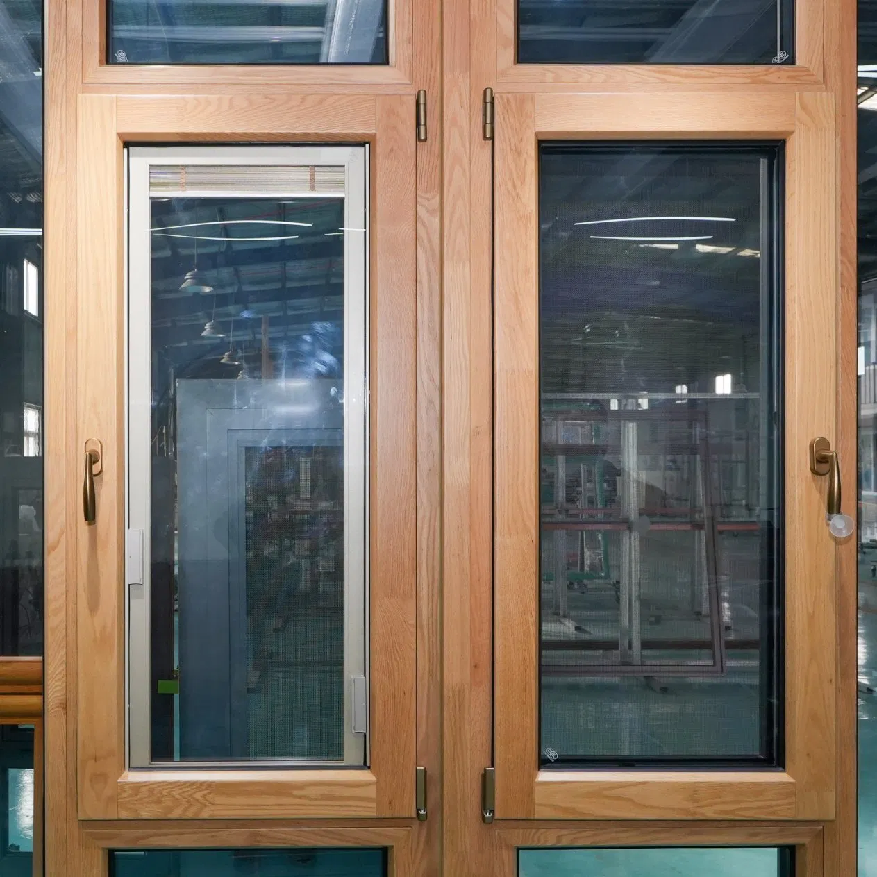 Structural Aluminum Clad Wood Windows with Custom Unitized Design