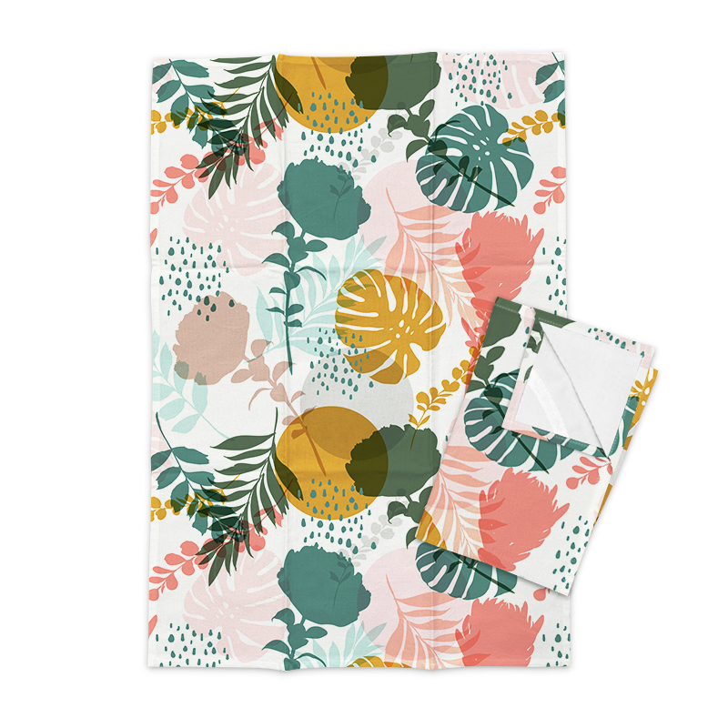 Custom Design Cotton Kitchen Flour Sack Tea Towel