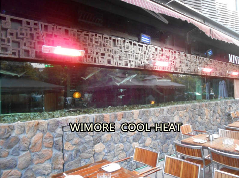 Infrared Heater & Outdoor Heater in Open-Space Coffee Shops
