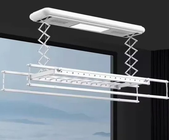 Smart Electric Laundry Supplies Lifting Cloth Rack From Ceiling Mounted Clothes Rack