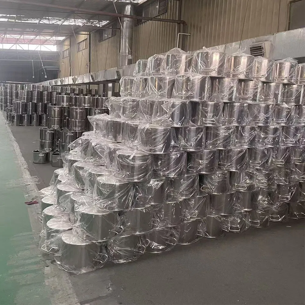 Кастрюля 40 см из нержавеющей стали 98 л, LFGB