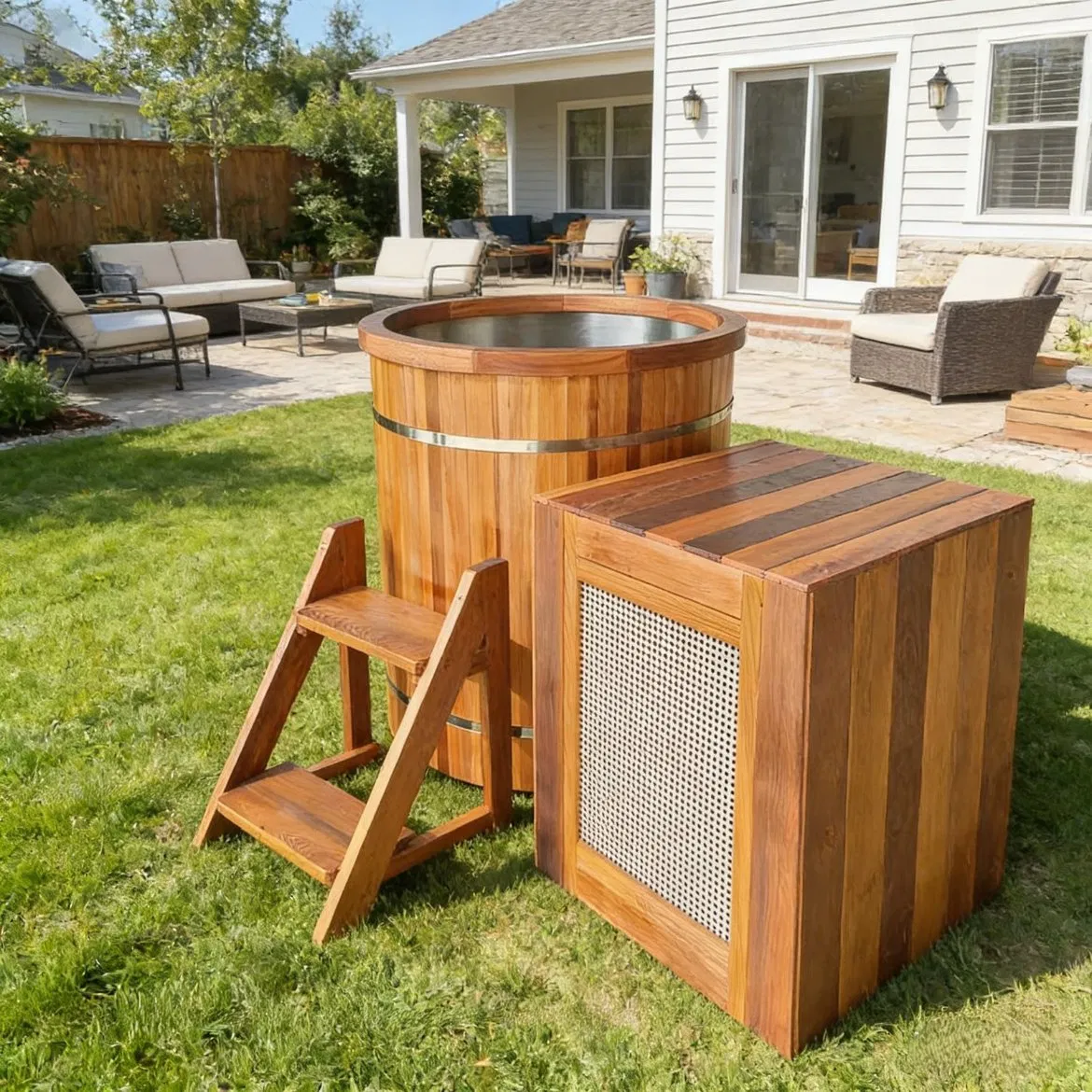 Ванна для ледяных ванн Red Cedar с системой охлаждения