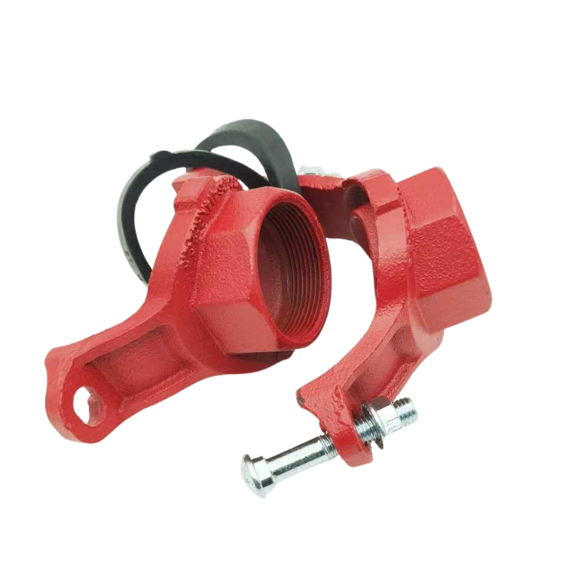 FM UL Pipe Fire Fighting Grooved Pipe Fitting Grooved Outlet Mechanical Cross