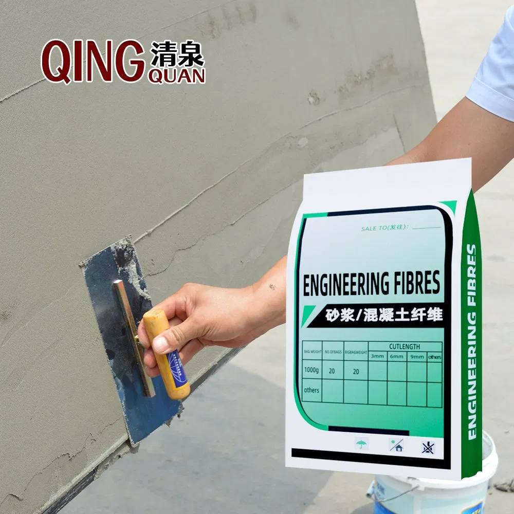 12mm Reinforced Cement Monofilament Polypropylene PP Staple Fiber for Building and Construction