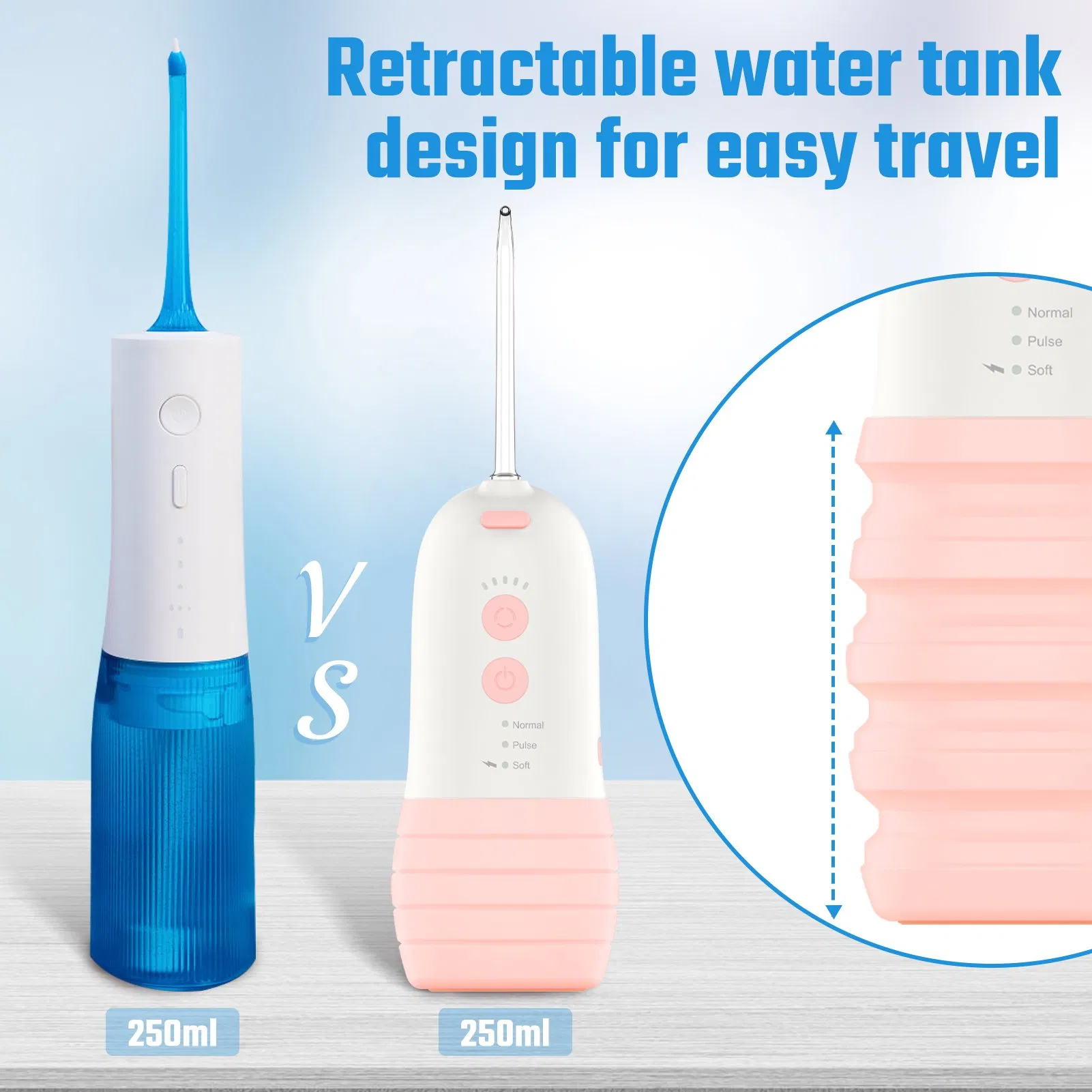 Hand-Held Portable Dental Water Flosser with High Quality