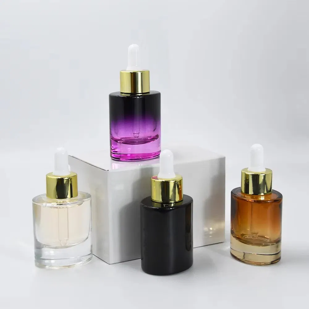 Sealed Glass Candle Jars with Lids Home Decoration High-Grade Transparent Amber Glass Candlestick Candle Jars for Christmas