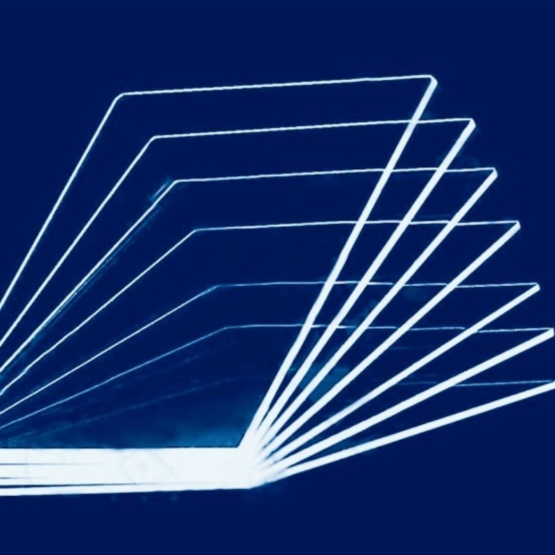 Custom Tempered Borosilicate 3.3 Heat-Resistant Glass for Using in Stoves Visible Sight Glass