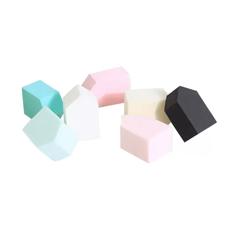 Cross-Border Wholesale Hydrophilic Compact Foundation Sponge Puff 15PCS Small House Beauty Egg