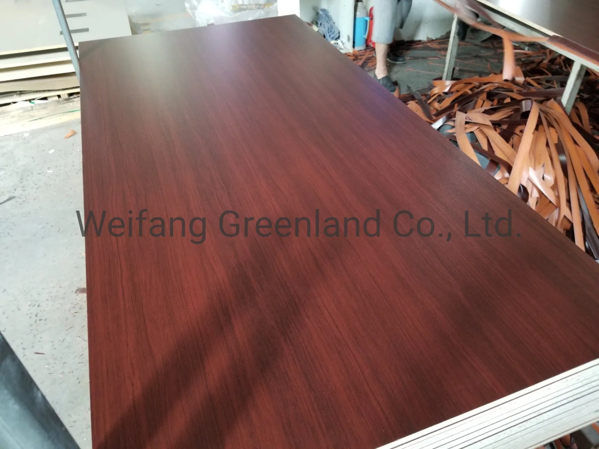 Cherry/Teak/Oak/Walnut/Wenge/ Beech Colour Melamined Chipboard/Particle Board