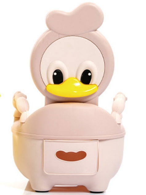 Item 507 Plastic Beige Color Baby Toilet Seat Baby Potty