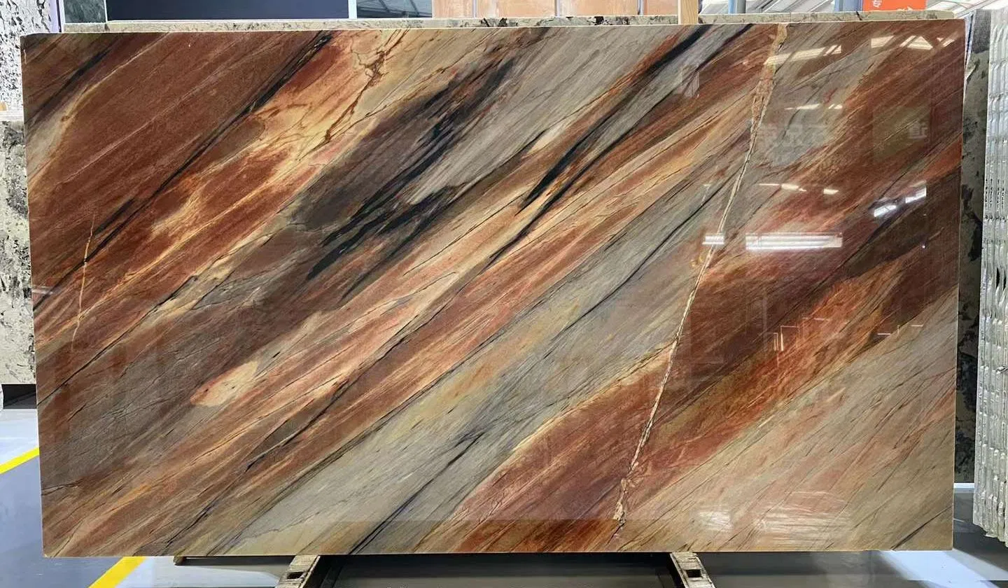 Luxury Stone Factory Price for Project Hotel Bathroom Blue Brown