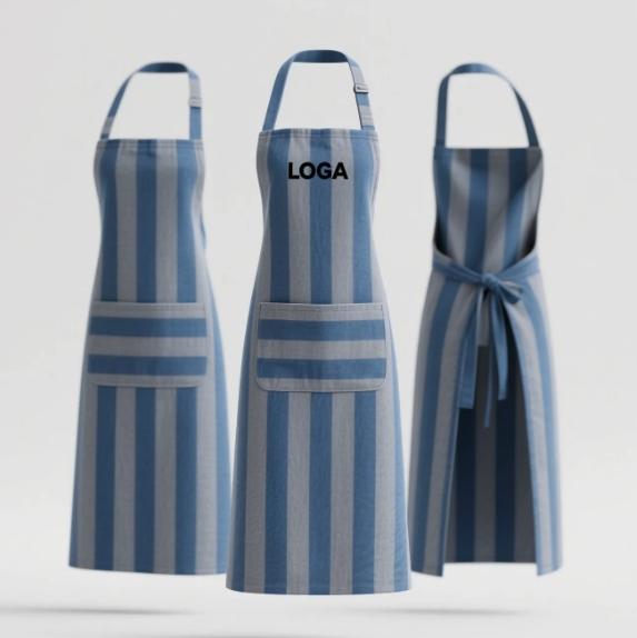 Kids Women Men Denim Waterproof Aprons Kitchen Chef Apron Custom Logo Apron for Beauty Salon Hairdresser Barber Work