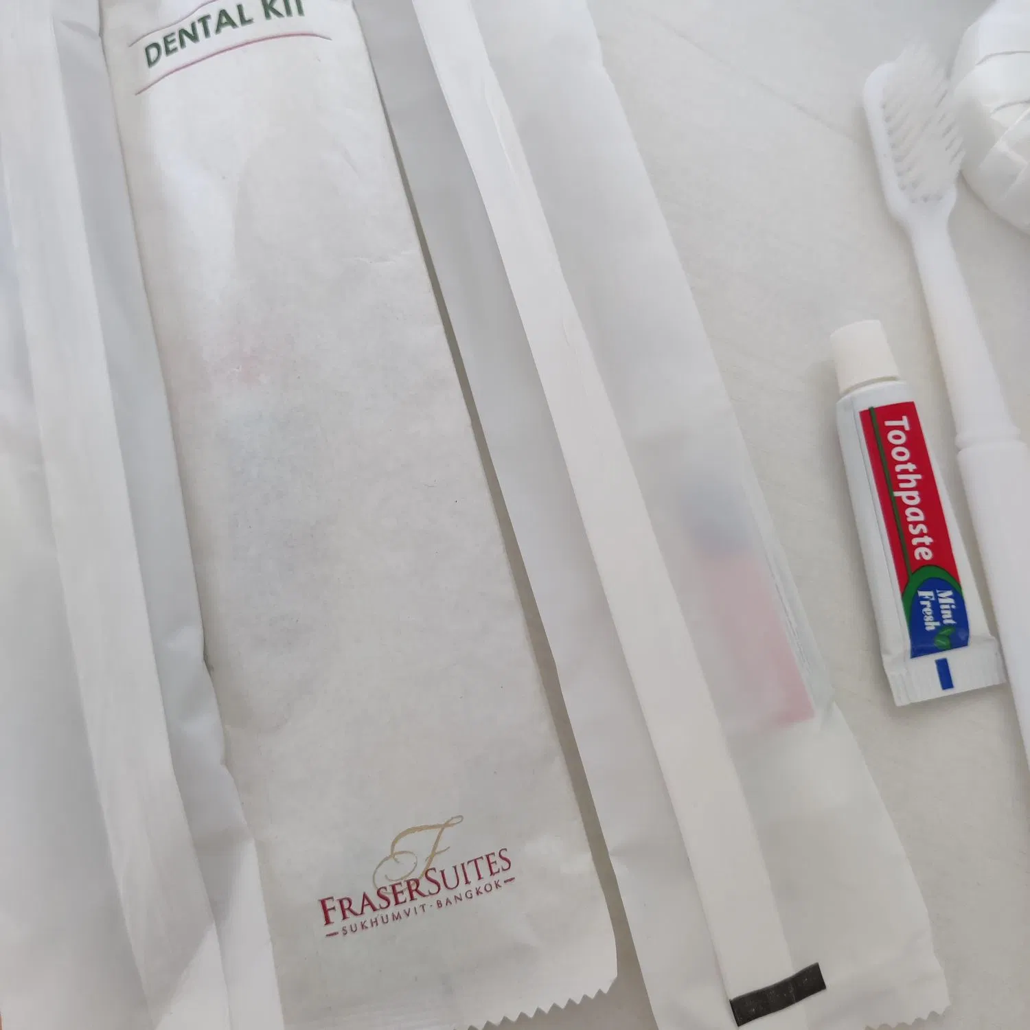 Non Woven Bag Eco-Friendly Hotel Toothbrush Kit